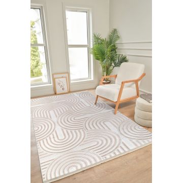 Covor (160 x 230), Boyut By001, 160x230 cm, Crem/Maro