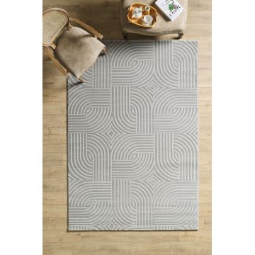 Covor (80 x 250), Sahara 1112, 80x250 cm, Argintiu