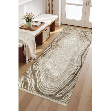 Covor (80 x 300), Amorf, 80x300 cm, Crem