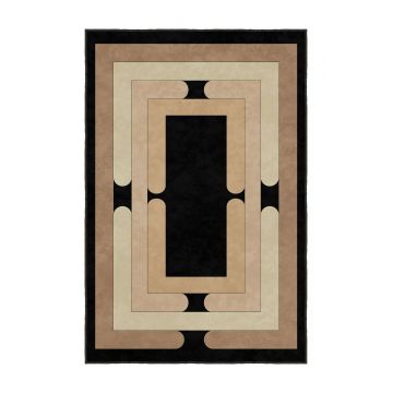 Covor (80 x 300), Sftkece045, 80x300 cm, Negru
