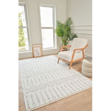 Covor (100 x 200), Moderno 3332, 100x200 cm, Crem / Gri
