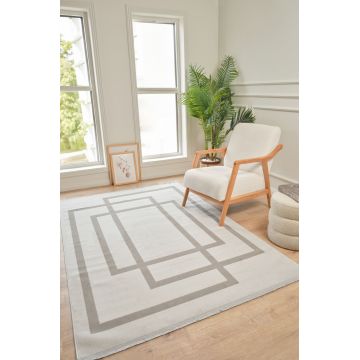 Covor (150 x 220), Moderno 3338, 150x220 cm, Crem / Gri