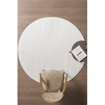 Covor (200 cm), S-1093A Round, 200x200 cm, Crem