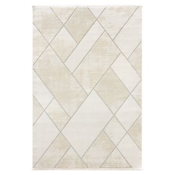 Covor (60 x 100), A0863A, 60x100 cm, Crem / Gri