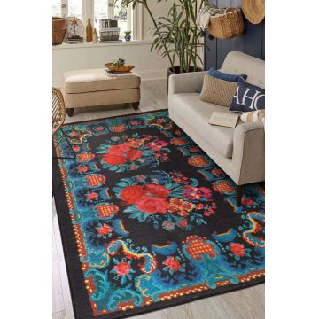 Covor (75 x 150), FL23, 75x150 cm, Albastru