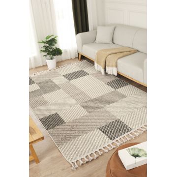 Covor (80 x 150), Beverly 2215, 80x150 cm, Alb / Bej