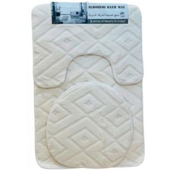 Covoare Anti-Alunecare Baie, 3 Bucati, Diverse Culori si Modele, Grunberg