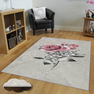 Covor, Eexfab699, 100x200 cm, Poliester, Multicolor ieftin