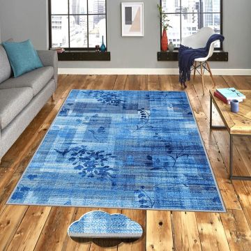 Covor, Eexfab711, 80x200 cm, Poliester, Multicolor ieftin