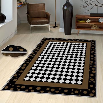 Covor, Eexfab743, 100x200 cm, Poliester, Multicolor ieftin