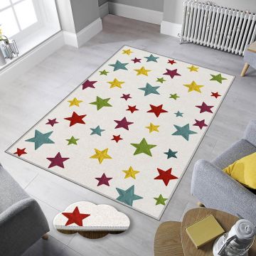 Covor, Eexfab754, 100x200 cm, Poliester, Multicolor ieftin
