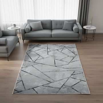 Covor, Eexfab825, 80x200 cm, Poliester, Multicolor ieftin