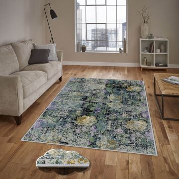 Covor, Exfab290, 100x150 cm, Poliester, Multicolor