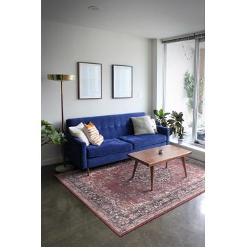 Covor, Folk Chenille, 150x230 cm, Poliester, Bordo