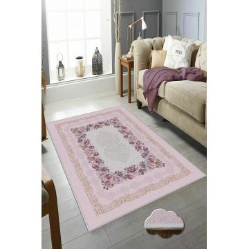 Covor, Hmnt615, 80x150 cm, Poliester, Multicolor