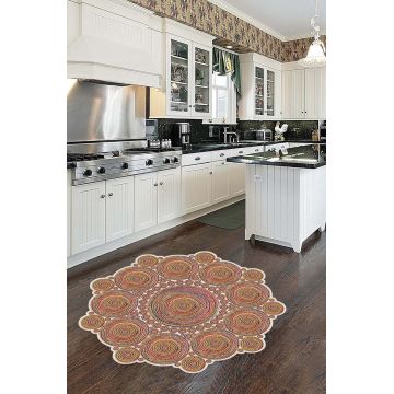Covor, Hmnt953, 140x140 cm, Poliester, Multicolor