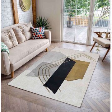 Covor, Shml15, 100x140 cm, Poliester, Multicolor