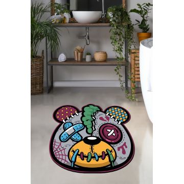 Covoras de baie, L'essentiel Maison, Injured Panda 100, Poliester, Multicolor