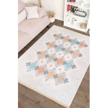 Covor, 191, 120x180 cm, Bumbac, Multicolor