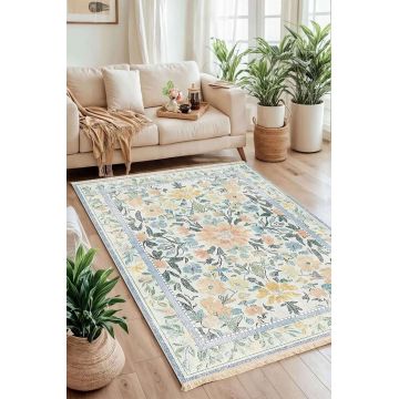 Covor, 203, 60x120 cm, Bumbac, Multicolor