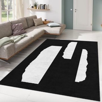 Covor, Alho Carpet-20A, 100x140 cm, Poliester, Multicolor