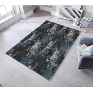 Covor, Bishop, 80x200 cm, Poliester, Multicolor ieftin