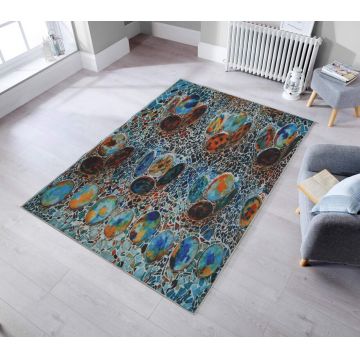 Covor, Cairo, 80x150 cm, Poliester, Multicolor ieftin