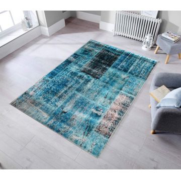 Covor, Ellison, 100x200 cm, Poliester, Multicolor ieftin