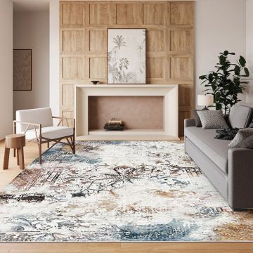 Covor, Els, 140x220 cm, Catifea, Multicolor