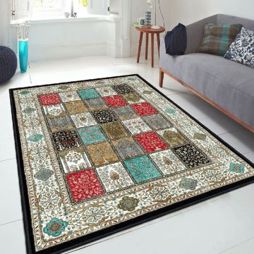 Covor, Els1831, 80x300 cm, Catifea, Multicolor