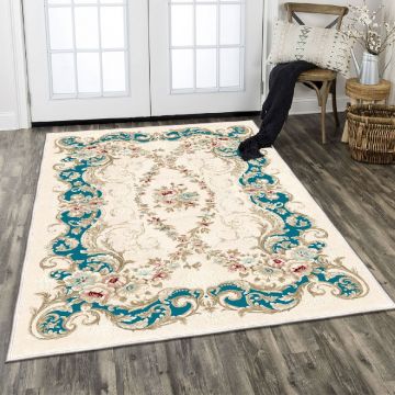 Covor, Els1837, 80x120 cm, Catifea, Multicolor