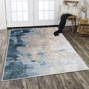 Covor, Els1894, 80x200 cm, Catifea, Multicolor