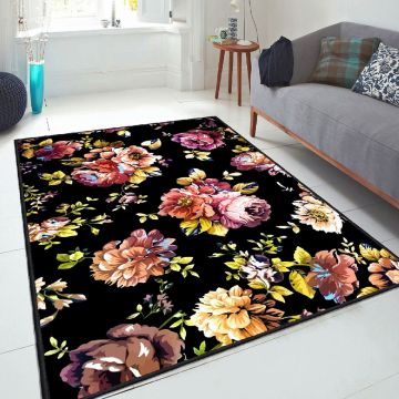 Covor, Els1918, 80x120 cm, Catifea, Multicolor