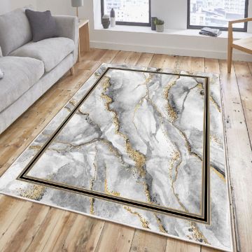 Covor, Els2385, 80x150 cm, Catifea, Multicolor