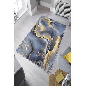 Covor, Exfab261, 80x200 cm, Poliester, Multicolor ieftin