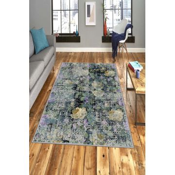 Covor, Exfab290, 80x300 cm, Poliester, Multicolor