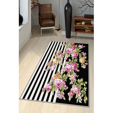 Covor, Exfab304, 100x300 cm, Poliester, Multicolor