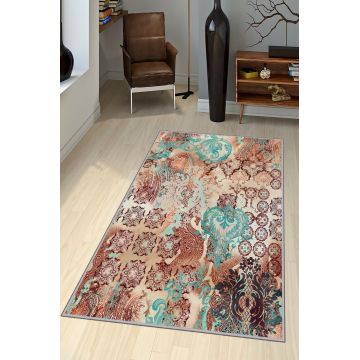 Covor, Exfab305, 80x300 cm, Poliester, Multicolor