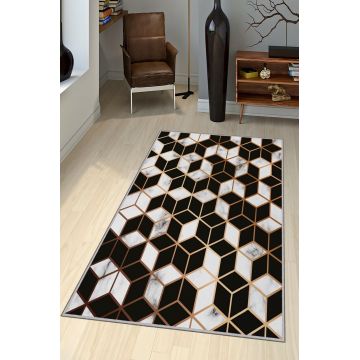 Covor, Exfab307, 80x300 cm, Poliester, Multicolor