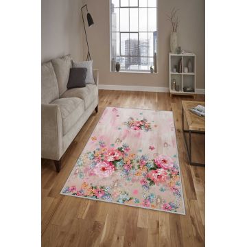 Covor, Exfab316, 80x200 cm, Poliester, Multicolor ieftin