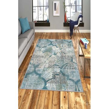 Covor, Exfab319, 80x200 cm, Poliester, Multicolor ieftin