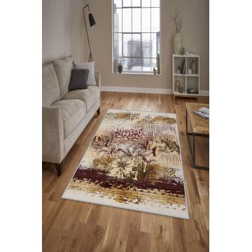 Covor, Exfab330, 80x200 cm, Poliester, Multicolor ieftin