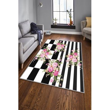 Covor, Exfab333, 100x300 cm, Poliester, Multicolor