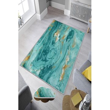 Covor, Hmnt126, 80x200 cm, Poliester, Multicolor ieftin