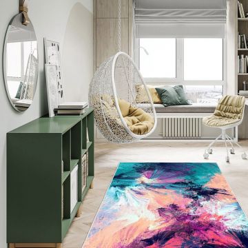 Covor, Hmnt764, 180x280 cm, Poliester, Multicolor