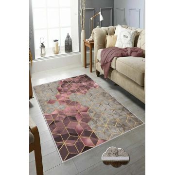 Covor, Hmnt771, 80x300 cm, Poliester, Multicolor