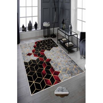 Covor, Hmnt776, 80x150 cm, Poliester, Multicolor ieftin