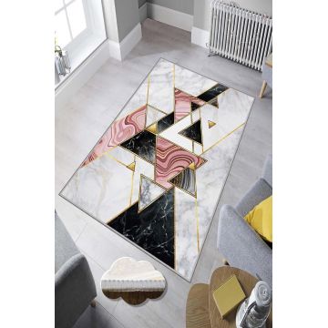 Covor, Hmnt788, 100x200 cm, Poliester, Multicolor ieftin