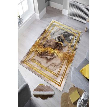 Covor, Hmnt797, 100x300 cm, Poliester, Multicolor