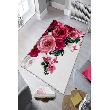 Covor, Hmnt833, 80x150 cm, Poliester, Multicolor